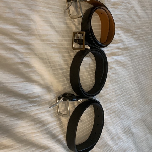 Set of 3(2 new) boys 12-14 leather belt - Picture 5 of 5